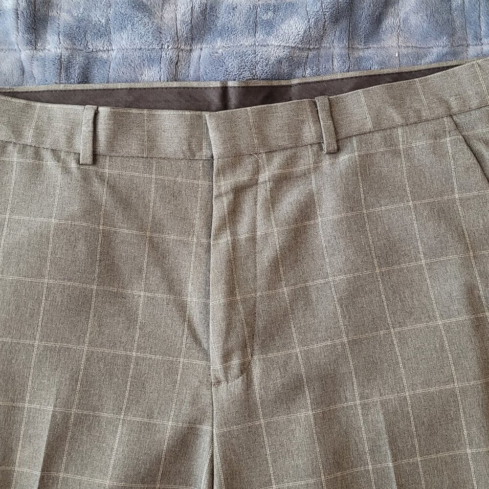 Calvin Klein Men's Pants 34x30 Gray Plaid